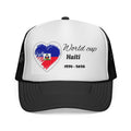 Haiti World Cup Trucker Cap — Heart Flag Design (1974–2026)